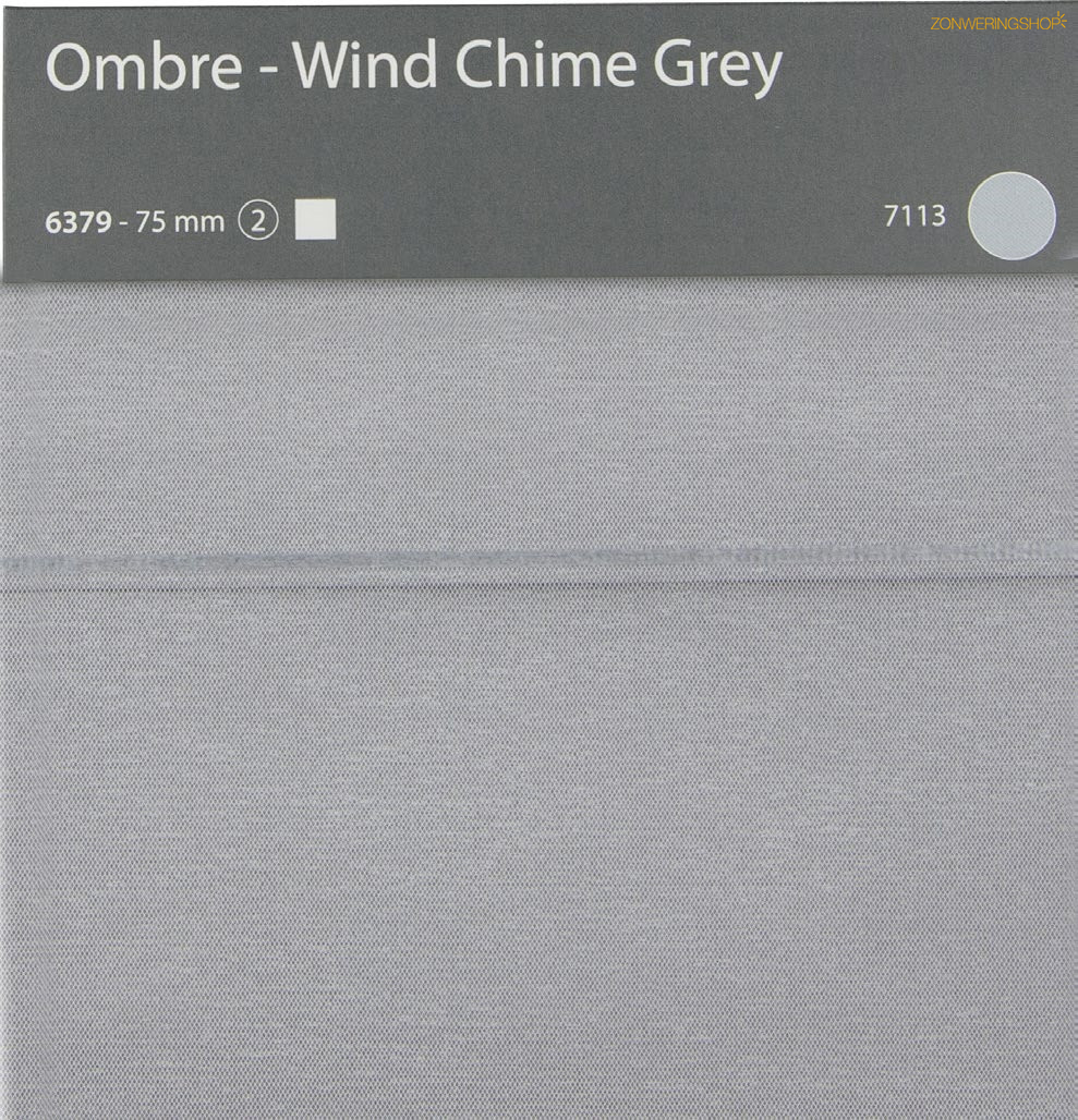 Ombre Wind Chime Grey